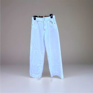 Madewell Super Wide Leg Jeans White Size 27